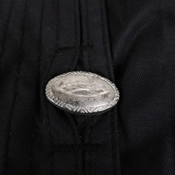 Vintage Obermeyer Waterproof Crop Fur Collar Hoodie Snow Jacket Womens 6 Black - Picture 10 of 10